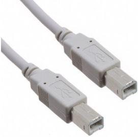 Assmann WSW components, Inc-AK673/2-2 USB Kabelbaugruppen Cable Assembly USB 2m USB 2.0 Type B to USB 2.0 Type B 4 to 4 POS M-M 24AWG/28AWG