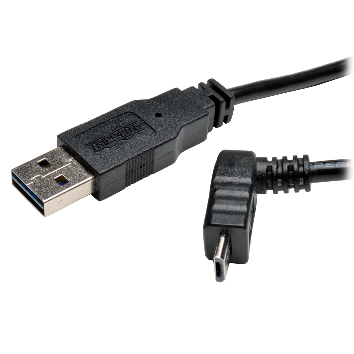 Eaton (formerly TrippLite)-UR050-003-UPB USB Kabelbaugruppen Cable Assembly USB 0.3m USB Type A to Micro USB Type B 5 to 5 POS M-M 28AWG