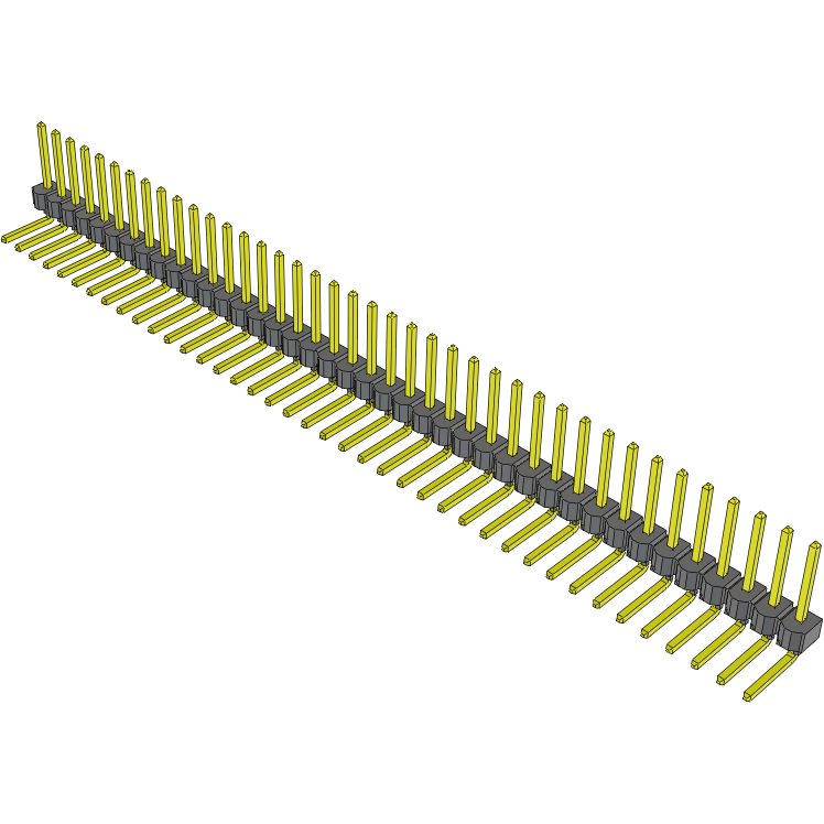Samtec-TSW-140-16-T-S-RA Steckverbinderleisten und Leiterplattenbuchsen Conn Unshrouded Header HDR 40 POS 2.54mm Solder RA Side Entry Thru-Hole Bulk