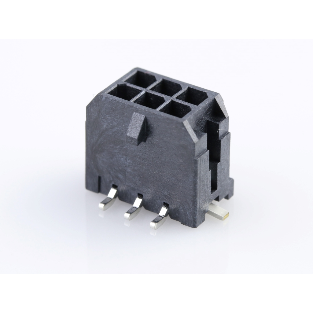 Molex-43045-0619 Steckverbinderleisten und Leiterplattenbuchsen Conn Wire to Board HDR 6Power POS 3mm Solder ST Top Entry SMD Micro-Fit 3.0 T/R