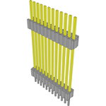 Conn Board Stacker HDR 12 POS 1.27mm Solder ST Thru-Hole Tube