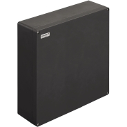 Weidmuller-1306150000 Kästen, Gehäuse und Gestelle Klippon POK (polyester Empty enclosure), Emp-ty Enclosure, Height 405 mm, Width 400 mm, Depth 120 mm, Material Glass fiber-reinforced Polyester, Untreated, Polished, Black