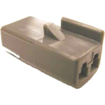 Conn Housing F 2 POS Crimp ST Cable Mount Medium Gray