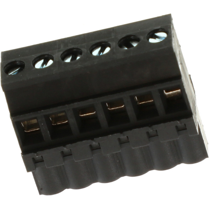 Molex-395332006 Bloques terminales del conector Conn Eurostyle Block F 6 POS 5.08mm Screw ST Cable Mount 18A/Contact Eurostyle™