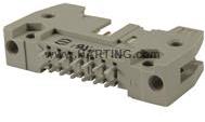 HARTING-9185146904 Steckverbinderleisten und Leiterplattenbuchsen Conn Ejector Header HDR 14 POS 2.54mm Solder ST Top Entry Thru-Hole Carton