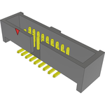 Conn Shrouded Header HDR 18 POS 1.27mm Solder ST Top Entry SMD Tube