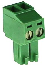 CamdenBoss Ltd-CTB92HD/2 Steckverbinder, Klemmenblöcke Conn PC Terminal Block 2 POS 3.5mm Screw RA Panel Mount 10A