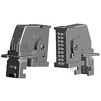 TE Connectivity-1379101-1 Accessori per connettori Connector Accessories Shield Straight Polybutylene Terephthalate Black Box