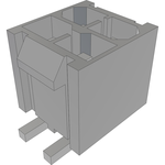 Conn Wire to Board HDR 4Power POS 4.19mm Solder ST Top Entry SMD Power Mate® Layer