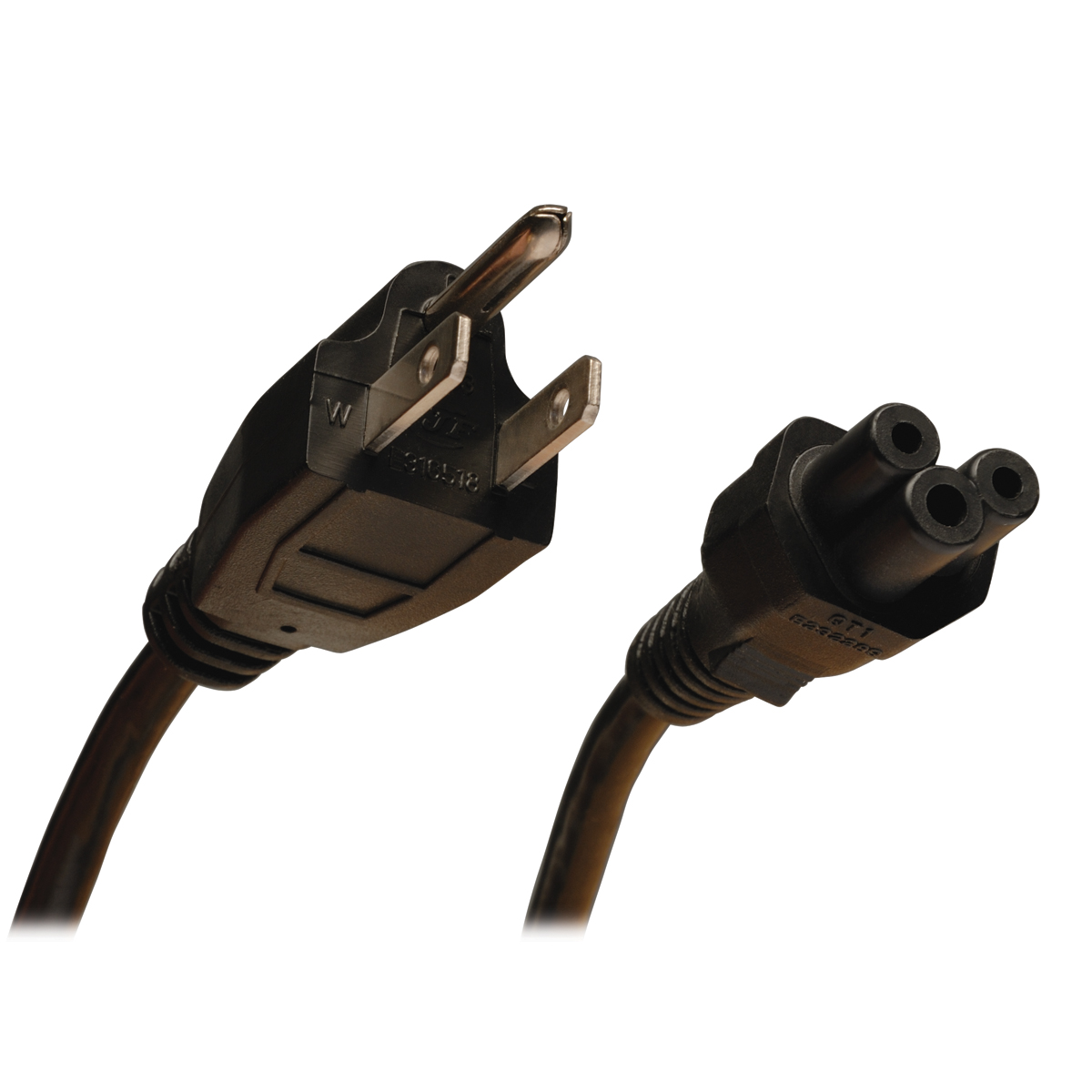 Eaton (formerly TrippLite)-P013-003 Cable Assembly AC Power Cable Assembly 0.91m NEMA 5-15P to C5 3 to 3 POS F-M 18AWG