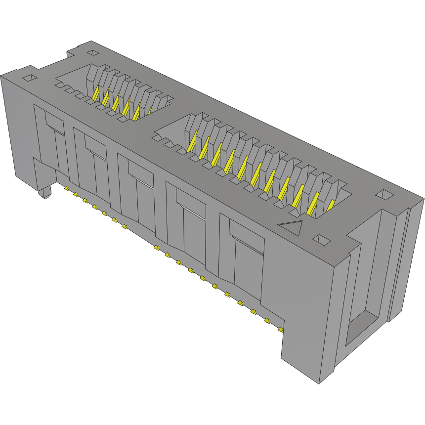 Samtec-PCIE-LP-01-01-F-DV-A-WT-TR Conector de borde de tarjeta Conn PCI Express Card Edge SKT 36 POS 1mm Solder ST SMD T/R