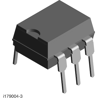 Vishay-H11A1 Transistor- und fotovoltaischer Ausgang, Optokoppler Optocoupler DC-IN 1-CH Transistor With Base DC-OUT 6-Pin DIP Tube