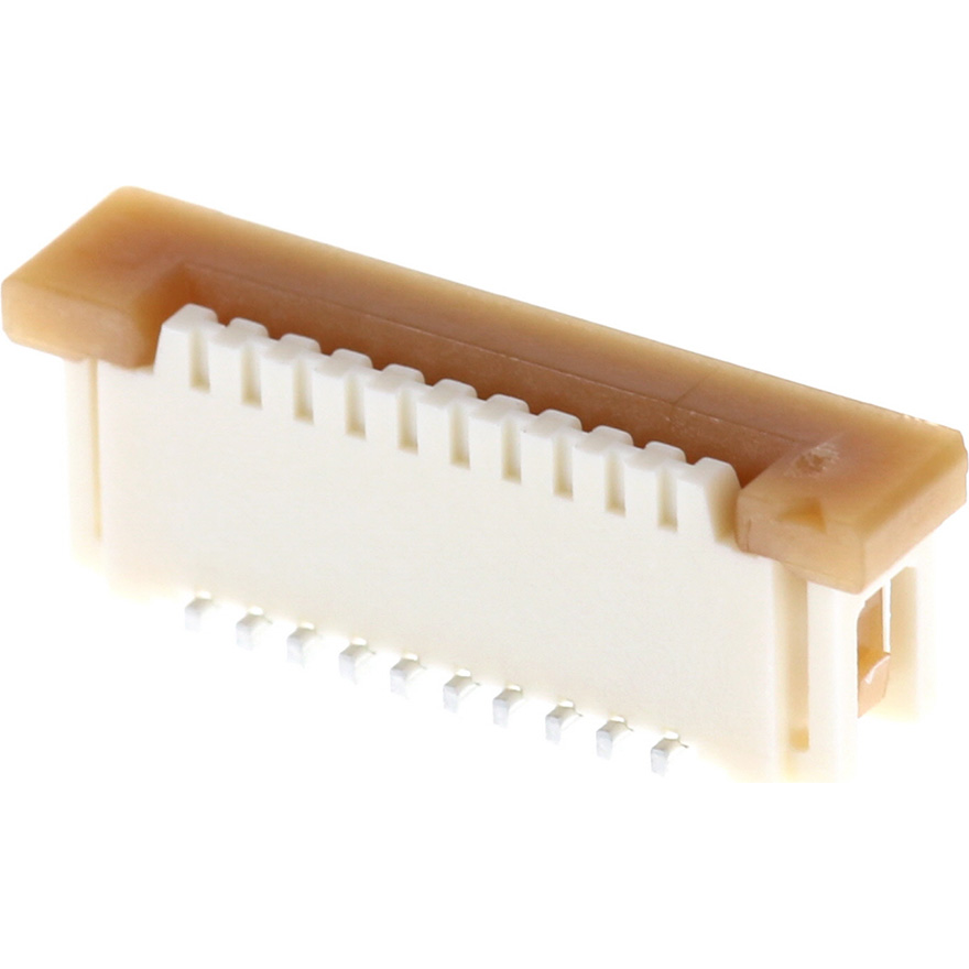 Molex-526101072 Connector FFC-FPC Conn FFC/FPC Connector SKT 10 POS 1mm Solder ST SMD Easy-On™ T/R