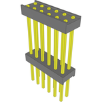 Conn Board Stacker HDR 12 POS 2.54mm Solder ST Top Entry Thru-Hole Bulk