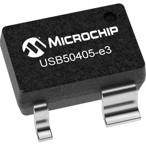 Microchip Technology-USB50405E3/TR7 ESD Suppressors ESD Suppressor Diode TVS Uni-Dir 5V 13Vc 4-Pin SOT-143 T/R