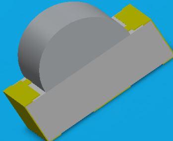 Everlight Electronics-12-21/BHC-SR1S1D/2C LED LED Uni-Color Blue 468nm 2-Pin SMD T/R