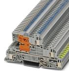 PHOENIX CONTACT-UTI 2.5-PE/L/NT Blocchi terminali connettore Conn Installation Ground Terminal Block 5 POS Screw DIN Rail 24A
