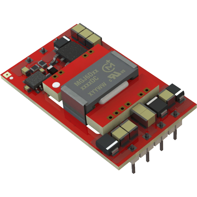 Murata Power Solutions-MGJ6D242005DC DC to DC Converter and Switching Regulator Module Module DC-DC 24VIN 2-OUT 20V/-5V 0.24A/0.24A 4.8W 7-Pin DIP Module Tray