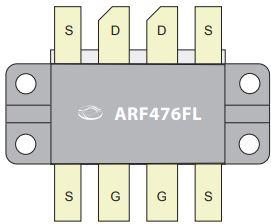 Microchip Technology-ARF476FL HF-MOSFETs Trans RF MOSFET N-CH 500V 10A 8-Pin Box