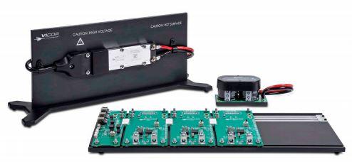 Vicor-DKIT-AC-48-POL-00 Placas y kits de desarrollo de administración de potencia PI3543-00/PI3545-00/PI3546-00 DC to DC Converter and Switching Regulator Module 3.3V/5V/12V Output Development Kit