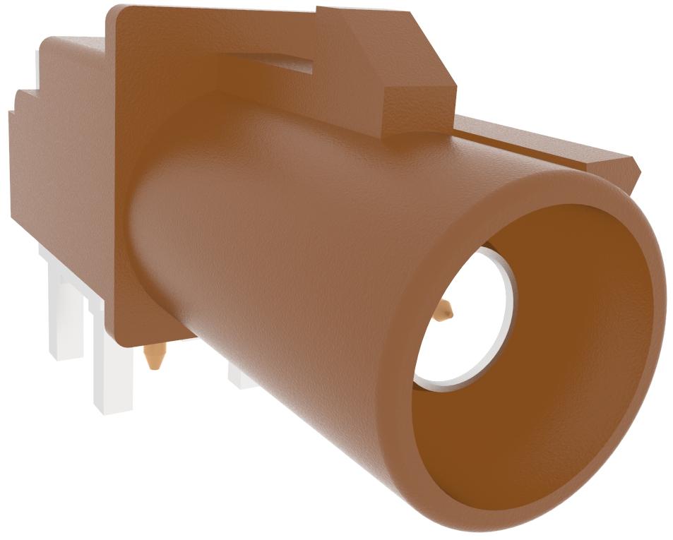 Amphenol RF-FA1-NFRP-PCB-8 RF-Steckverbinder Conn SMB 0Hz to 2.5GHz 50Ohm Solder RA Thru-Hole PL Gold Tray