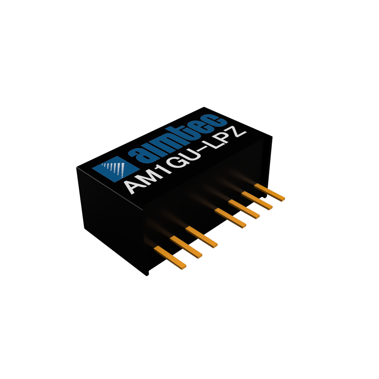 Aimtec-AM1GU-1212SH30LPZ DC/DC-Wandler und Spannungsreglermodul Module DC-DC 12VIN 1-OUT 12V 0.083A 1W 7-Pin SIP Module