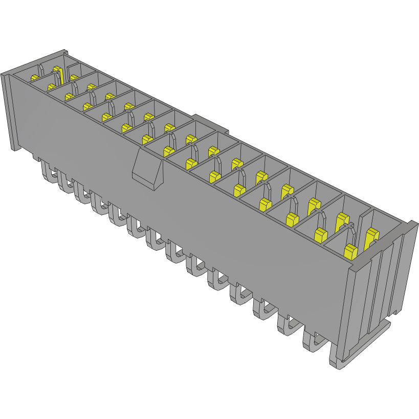 Samtec-IPL1-115-01-STL-D-RA-K Cabezales del conector y receptáculos PCB Conn Wire to Board HDR 30 POS 2.54mm Solder RA Side Entry Thru-Hole Mini Mate® Tube