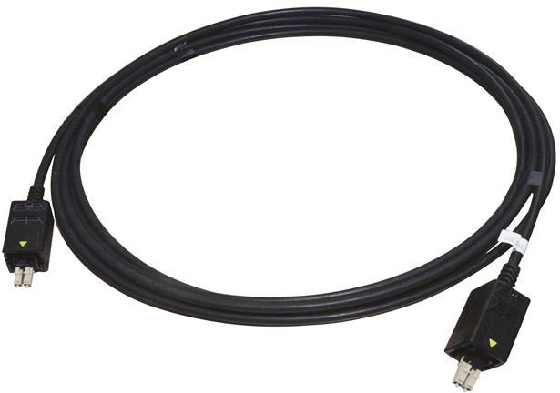 HARTING-33262310010012 Montaje de cables de fibra óptica FO cable Pre-assembled on both sides Multimode Over Moulded for bulkhead mounted housings long Cable length 1 m