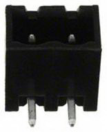 Amphenol-ELFH0221G Embases de raccordement et réceptacles PCB Conn Shrouded Header (4 Sides) HDR 2 POS 5.08mm Solder RA Side Entry Thru-Hole