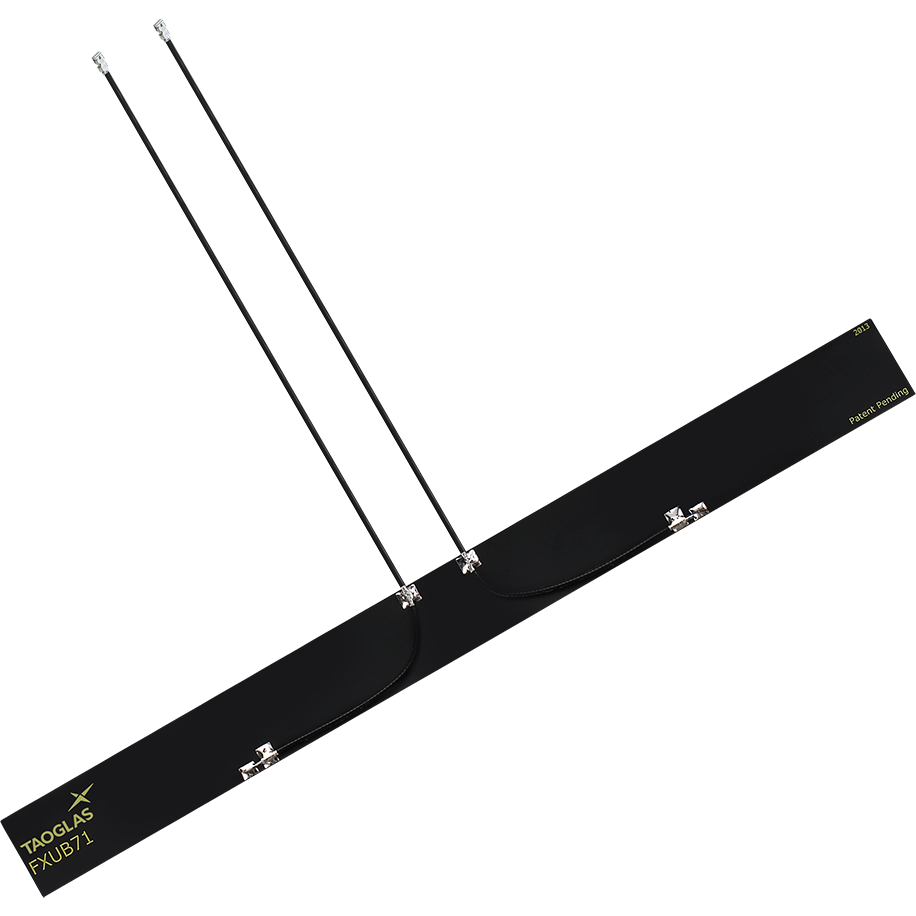 Taoglas-FXUB71.A.54.C.001 Antennas 5G/4G 2 x MIMO Wideband 600-6000MHz Flex Circuit PCB with 150mm of 1.37 and I-PEX MHF 4L