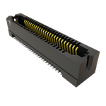 Conn Micro High Speed Socket Strip SKT 50 POS 0.8mm Solder ST SMD