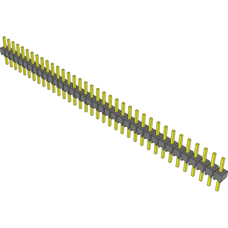 Samtec-MTSW-136-07-T-S-170 Steckverbinderleisten und Leiterplattenbuchsen Conn Unshrouded Header HDR 36 POS 2.54mm Solder ST Top Entry Thru-Hole Bulk