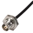 HUBER+SUHNER-24_C-50-3-2/133_NE Connettore RF Conn Type C 0Hz to 11GHz 50Ohm Solder ST Panel Mount RCP Gold Over Nickel Single