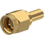 Conn SMA 0Hz to 18GHz 50Ohm Solder ST Cable Mount PL Gold Over Nickel Single