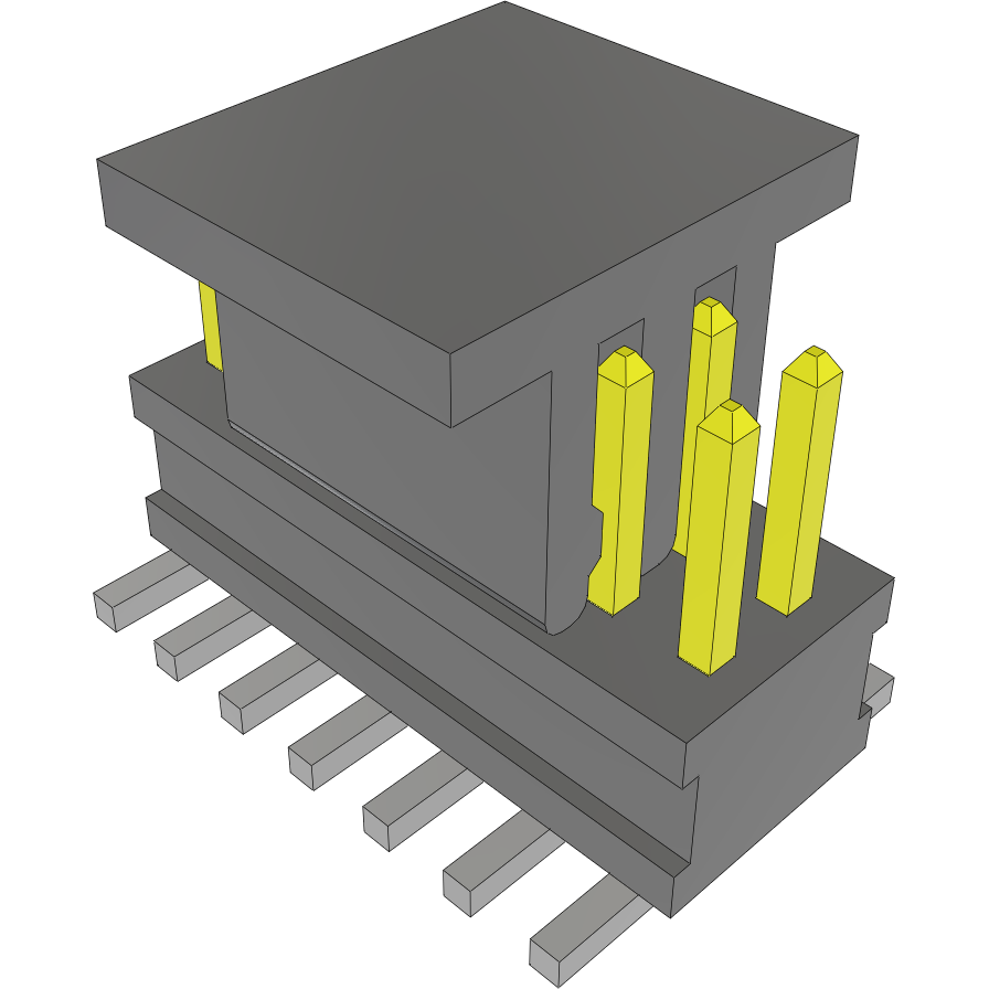Samtec-FTSH-107-01-F-DV-006-P-TR Steckverbinderleisten und Leiterplattenbuchsen Conn Unshrouded Header HDR 14 POS 1.27mm Solder ST Top Entry SMD TIGER CLAW™ T/R
