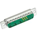 Conn D-Sub M 5Signal/4Cavity POS Solder Cup ST Panel Mount 5 Terminal 1 Port