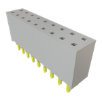 Conn Socket Strip SKT 18 POS 2.54mm Solder ST Top Entry Thru-Hole Bulk