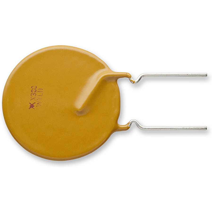 Littelfuse-RF2704-000 PTC, rückstellbare Sicherung PTC Resettable Fuse 3A(hold) 6A(trip) 72V 40A 2.8W 19.8s 0.04Ohm Radial 23.11 X 29.3mm Bag