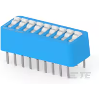 TE Connectivity-4-5435640-0 Conmutador DIP Switch DIP OFF ON SPST 9 Raised Rocker PC Pins 2.54mm Thru-Hole Tube
