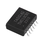 Telecom Transformer 1:1 0.8Ohm Prim. DCR 0.1Ohm Sec. DCR 12 Terminal Gull Wing SMD