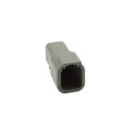 Conn Rectangular PIN 6 POS Crimp ST Cable Mount