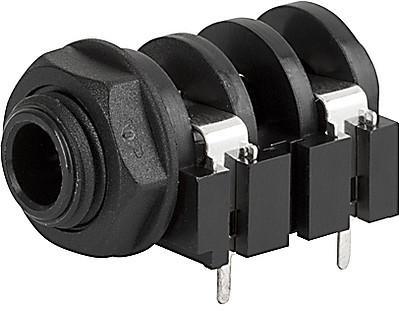 SCHURTER-4833.2230 Steckverbinder für Audio und Video Conn 6.3MM Audio Jack F 4 POS 12.6mm Solder RA Thru-Hole 4 Terminal 1 Port Box