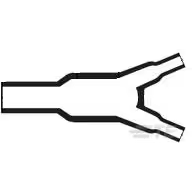 TE Connectivity-382A046-12-0 Wärmeschrumpfende Produkte Heat Shrink Transition Y Style Modified Fluoroelastomer Black