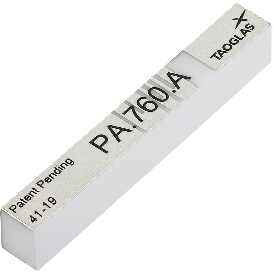 taoglas-PA.760.A Antenne Antenna Wide Band -5.4dBi Gain 698MHz/806MHz/960MHz/1518MHz/2200MHz/2690MHz/3500MHz/5925MHz 8-Pin CSMD T/R