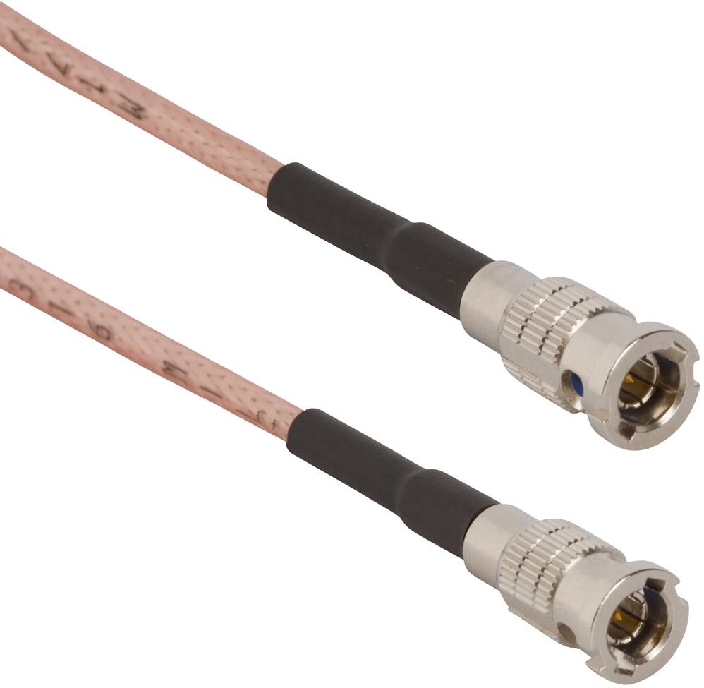 Amphenol RF-095-850-185-036 Kabelbaugruppen Koaxial Cable Assembly Coaxial 0.914m HD-BNC to HD-BNC M-M Bag