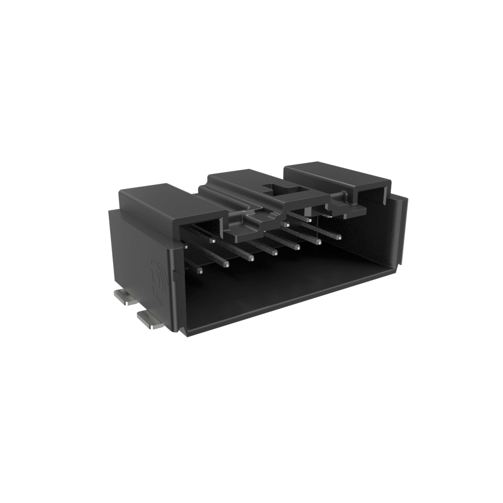 Amphenol Communications Solutions-10142344-314KLF Connector Headers and PCB Receptacles Minitek MicroSpace™ 1.27mm Crimp-to-Wire Connector Platform, Wire to Board Connector, Horizontal, Header, surface mount, 14 Position
