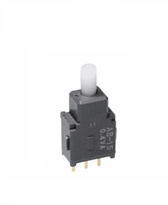 NKK Switches-AB15AP Druckknopfschalter AB15AP NKK Switches Push Button ON SPDT Round Plunger 0.1A 28VDC 0.4VA Momentary Contact - Arrow.com