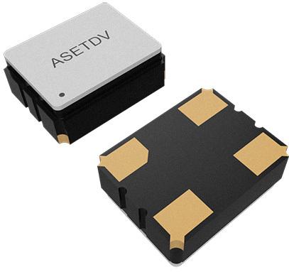 Abracon-ASETDV-25.000MHZ-LY-T SMD-Quarzoszillator Oscillator XO 25MHz ±10ppm 15pF CMOS 55% 1.8V/2.5V/3.3V 4-Pin CSMD T/R