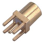HUBER+SUHNER-82_MMCX-50-0-1/111_NH Conector RF Conn MMCX 0Hz to 6GHz 50Ohm Solder ST Thru-Hole F Gold Over Nickel Phosphorus Bulk