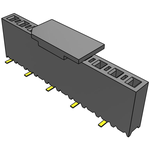 Conn Socket Strip SKT 10 POS 2.54mm Solder ST Bottom Entry SMD T/R